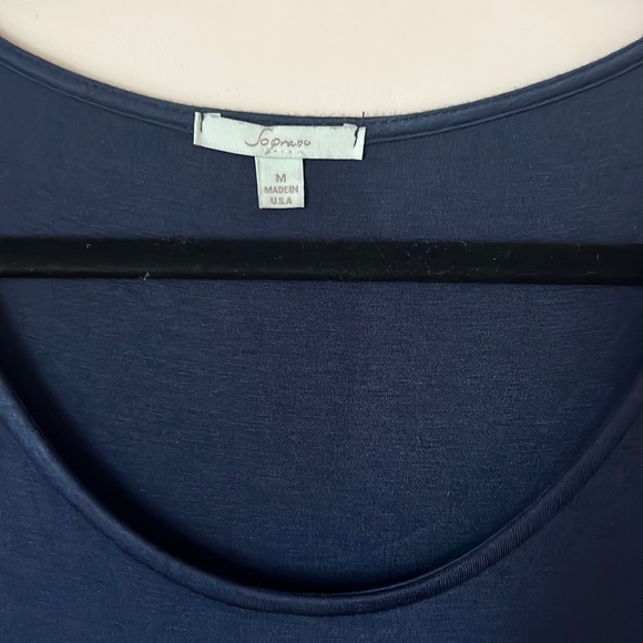 Soprano Bodycon Navy Blue Dress M - Picture 2 of 5